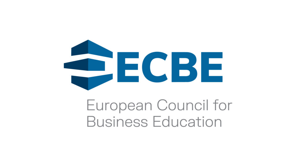 ECBE accreditation logo for UTB business programmes at University of Technology Bahrain, highlighting quality assurance and international standards